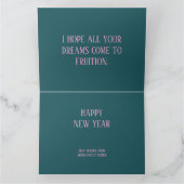 CARTE VOEUX DE NOUVELLE ANNÉE 2024 DE LA PART DE MA SŒUR (Intérieur)