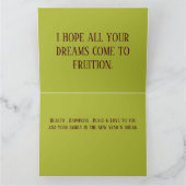 CARTE VOEUX DE NOUVELLE ANNÉE 2024 POUR N'IMPORTE QUI (Intérieur)