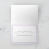 Carte Vœux de rétablissement (Intérieur)