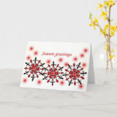 Carte Vœux de saison (Fleur jaune)