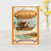 Carte Vœux de Thanksgiving (Fleur jaune)