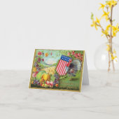 Carte Vœux de Thanksgiving c1906 (Fleur jaune)