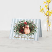 Carte Vœux de vacances de Noël (Fleur jaune)