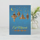 Carte vœux d'Eid Mubarak (Debout devant)