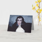 Carte Voeux d'Halloween (Fleur jaune)