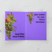 Carte voeux du 19e anniversaire, personnalisable (Intérieur)