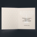 Carte Vœux élégants et joyeux de Hanoukka<br><div class="desc">Art numérique</div>