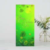 Carte Vœux festifs de la Saint-Patrick (Debout devant)