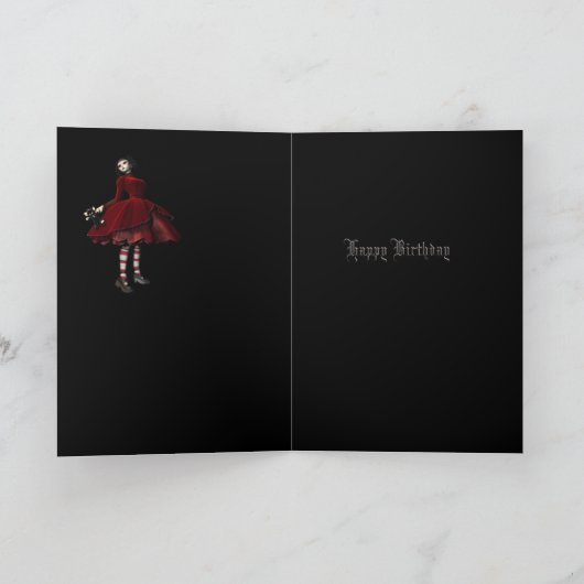 Carte Voeux gothiques (Intérieur)