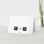 Carte Voeux les plus chauds pour un Noël Joyeux (Dos)