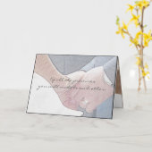 Carte voeux mariages (Fleur jaune)