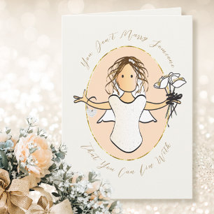 Carte Vœux mignons pour une douche de mariée Félicitatio
