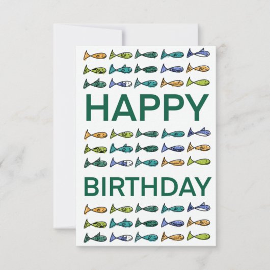 Carte Voeux pêche (Devant)