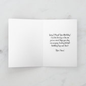 Carte Voeux photo pour chat d'anniversaire manqué (Intérieur)