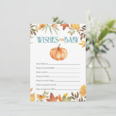 Carte Voeux pour bébé, Baby shower Enceinte (Debout devant)