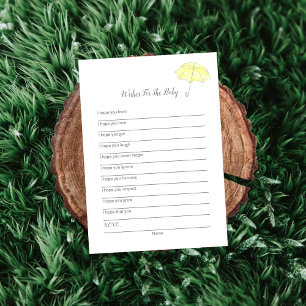 Carte Voeux pour bébé Baby Sprinkle Card