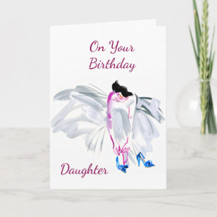 CARTE **VOEUX POUR VOTRE ANNIVERSAIRE** **FILLE***