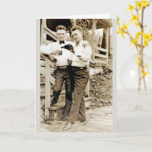 Carte Voici à nous (Fleur jaune)