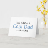 Carte Voici À Quoi Ressemble Un Père Cool (Fleur jaune)