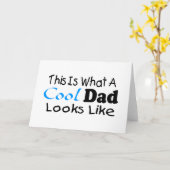 Carte Voici À Quoi Ressemble Un Père Cool (2) (Fleur jaune)