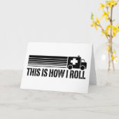 Carte Voici comment je lance EMT (Fleur jaune)