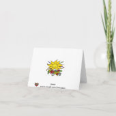 Carte Voici l'art populaire ukrainien Sun (Dos)