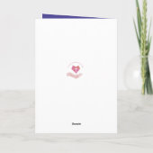 Carte Voici les nouveaux débuts avec papillon (Dos)