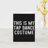 Carte Voici Mon Costume De Danse Tap Halloween Easy Danc (Fleur jaune)