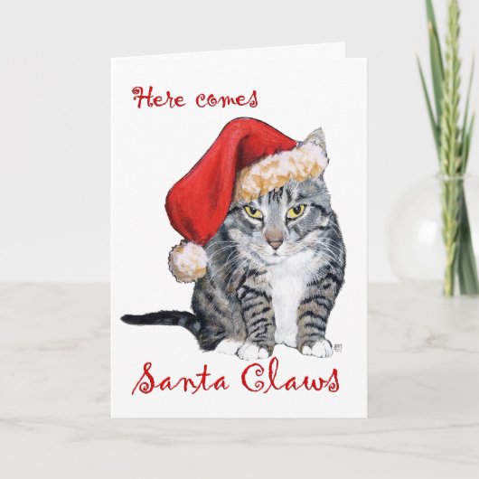 Carte Voici Santa Claws! (Devant)