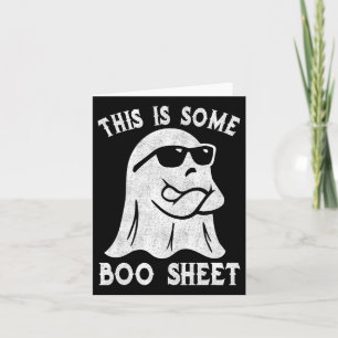 Carte Voici Une Feuille De Boite Halloween Ghost Fun Cad