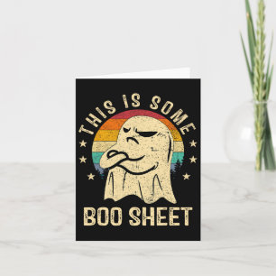 Carte Voici Une Petite Feuille De Boite Halloween Ghost
