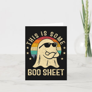 Carte Voici Une Petite Feuille De Boite Halloween Ghost