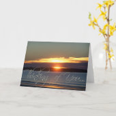 Carte Voici venir le Sun - pensant à vous (Fleur jaune)