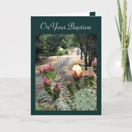 Carte Voie de fidélité Baptême adulte (Devant)