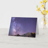 Carte Voie Lactée et Mont Rainier | État de Washington (Fleur jaune)