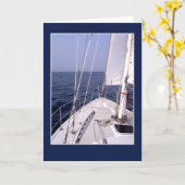 Carte Voile (Fleur jaune)