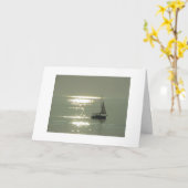 Carte Voile lisse (Fleur jaune)