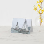 Carte Voiles--pensée à vous (Fleur jaune)