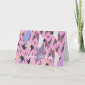 CARTE VOILES SUNSET ABSTRAITES (Devant)