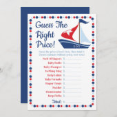 Carte Voilier Nautique Devis Le Bon Prix Bébé Jeu (Devant / Derrière)