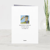 Carte Voilier nautique Joyeux anniversaire (Dos)