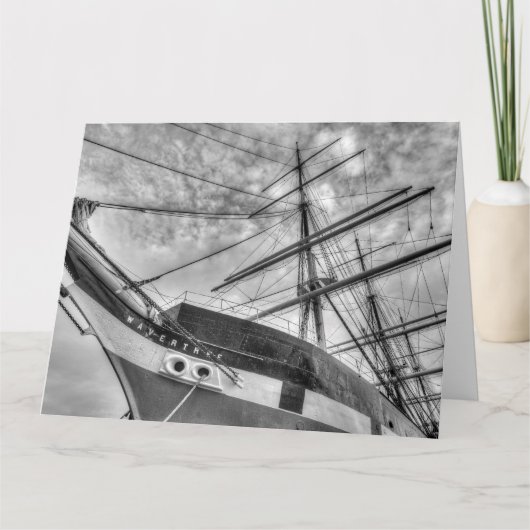 Carte Voilier Wavertree (Devant)