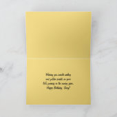 Carte Voiliers de joyeux anniversaire de Gary au coucher (Intérieur)