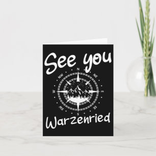 Carte Voir Vous Randonnée Warzenried Allemagne Vacances