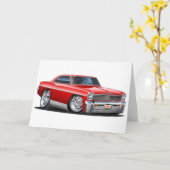 Carte Voiture 1966-67 de rouge de nova (Fleur jaune)