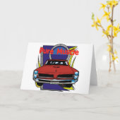 Carte Voiture À Muscle GTO 1966 (Fleur jaune)