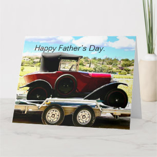 Carte Voiture Citroen sur une remorque en France