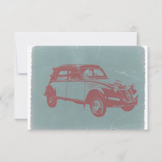 Carte Voiture classique (Devant)