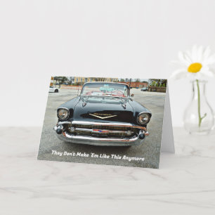 Carte Voiture Classique Cool Super Papa Fête des Pères