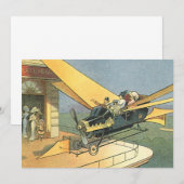 Carte Voiture convertible Steampunk de science-fiction v (Devant / Derrière)